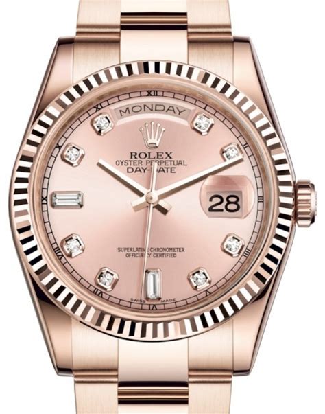 pink rolex gold|rolex rose gold watch men's.